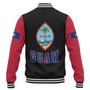 Guam Baseball Jacket Letters Style