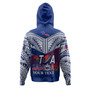 Samoa Custom Personalised Hoodie Toa Samoa Teuilia Flowers Style