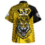 Hawaii Hawaiian Shirt Custom McKinley High School Tigers Black and Gold Polynesian Style