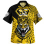 Hawaii Hawaiian Shirt Custom McKinley High School Tigers Black and Gold Polynesian Style