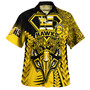 Hawaii Hawaiian Shirt Custom Nanakuli High and Intermediate School Home of the Golden Hawks Polynesian Style