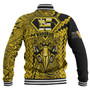 Hawaii Baseball Jacket Custom Nanakuli High and Intermediate School Home of the Golden Hawks Polynesian Style