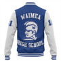 Hawaii Baseball Jacket Waimea High School Polynesian Letters Style
