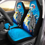Hawaii Car Seat Covers Turtle With Plumeria Flowers