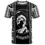 Hawaii Custom Personalised T-Shirt King Kamekameha Black and White Polynesian