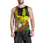 Hawaii Tank Top King Kamekameha Tropical Flowers Hawaii Polynesian