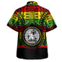 Hawaii Hawaiian Shirt  Admiral Arthur W. Radford Reggae Color Polynesian