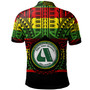 Hawaii Polo Shirt ʻAiea High School Reggae Color Polynesian