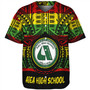 Hawaii Baseball Shirt ʻAiea High School Reggae Color Polynesian