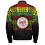 Hawaii Bomber Jacket Farrington High School Reggae Color Polynesian