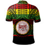 Hawaii Polo Shirt Farrington High School Reggae Color Polynesian