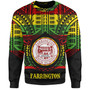 Hawaii Sweatshirt Farrington High School Reggae Color Polynesian