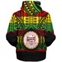 Hawaii Sherpa Hoodie Farrington High School Reggae Color Polynesian