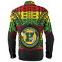 Hawaii Long Sleeve Shirt Hana High and Elementary School Reggae Color Polynesian