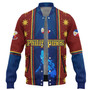 Philippines Filipinos Custom Personalised Baseball Jacket Tribal Sun Traditional Patterns