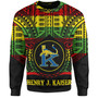 Hawaii Sweatshirt Henry J. Kaiser High School Reggae Color Polynesian