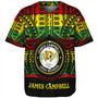 Hawaii Baseball Shirt James Campbell High School Reggae Color Polynesian