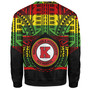 Hawaii Sweatshirt Kahuku High & Intermediate School Reggae Color Polynesian