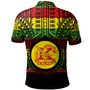 Hawaii Polo Shirt Kalani High School Reggae Color Polynesian