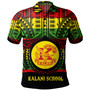 Hawaii Polo Shirt Kalani High School Reggae Color Polynesian