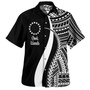 Cook Islands Custom Personalised Hawaiian Shirt Polynesian Tentacle Tribal Pattern