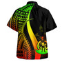 Vanuatu Custom Personalised Hawaiian Shirt Polynesian Tentacle Tribal Pattern