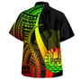 Tahiti Custom Personalised Hawaiian Shirt Polynesian Tentacle Tribal Pattern