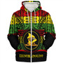 Hawaii Sherpa Hoodie Ke Kula o Ehunuikaimalino Reggae Color Polynesian