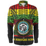 Hawaii Long Sleeve Shirt King Kekaulike High School Reggae Color Polynesian