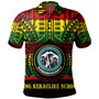 Hawaii Polo Shirt King Kekaulike High School Reggae Color Polynesian