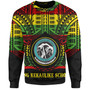 Hawaii Sweatshirt King Kekaulike High School Reggae Color Polynesian