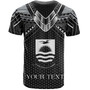 Kiribati Custom Personalised T-Shirt Tribal Sun Traditional Patterns
