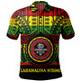 Hawaii Polo Shirt Lahainaluna High School Reggae Color Polynesian