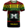 Hawaii T-Shirt Moloka'i High School Reggae Color Polynesian