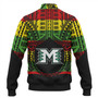 Hawaii Baseball Jacket Moloka'i High School Reggae Color Polynesian