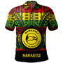 Hawaii Polo Shirt Nanakuli High and Intermediate School Reggae Color Polynesian