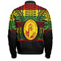 Hawaii Bomber Jacket President Theodore Roosevelt High School Reggae Color Polynesian