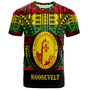 Hawaii T-Shirt President Theodore Roosevelt High School Reggae Color Polynesian