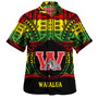 Hawaii Hawaiian Shirt Waialua High and Intermediate School Reggae Color Polynesian