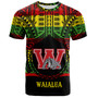 Hawaii T-Shirt Waialua High and Intermediate School Reggae Color Polynesian