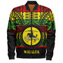 Hawaii Bomber Jacket Waimea Elementary School Reggae Color Polynesian