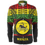 Hawaii Long Sleeve Shirt Waimea Elementary School Reggae Color Polynesian