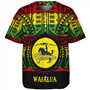 Hawaii Baseball Shirt Waimea High School Reggae Color Polynesian