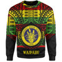 Hawaii Sweatshirt Waipahu High School Reggae Color Polynesian