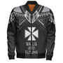 Wallis And Futuna Custom Personalised Bomber Jacket Polynesian Tribal Tattoo