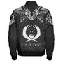 Pohnpei State Custom Personalised Bomber Jacket Polynesian Tribal Tattoo