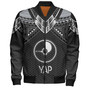 Yap State Custom Personalised Bomber Jacket Polynesian Tribal Tattoo