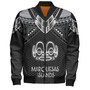 Marquesas Islands Custom Personalised Bomber Jacket Polynesian Tribal Tattoo