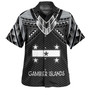 Gambier Islands Custom Personalised Hawaiian Shirt Polynesian Tribal Tattoo