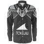 Tokelau Custom Personalised Long Sleeve Shirt Polynesian Tribal Tattoo